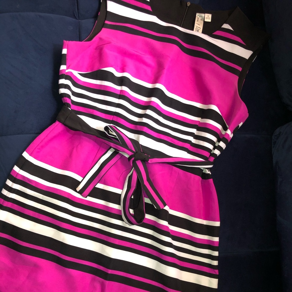 Strip dress